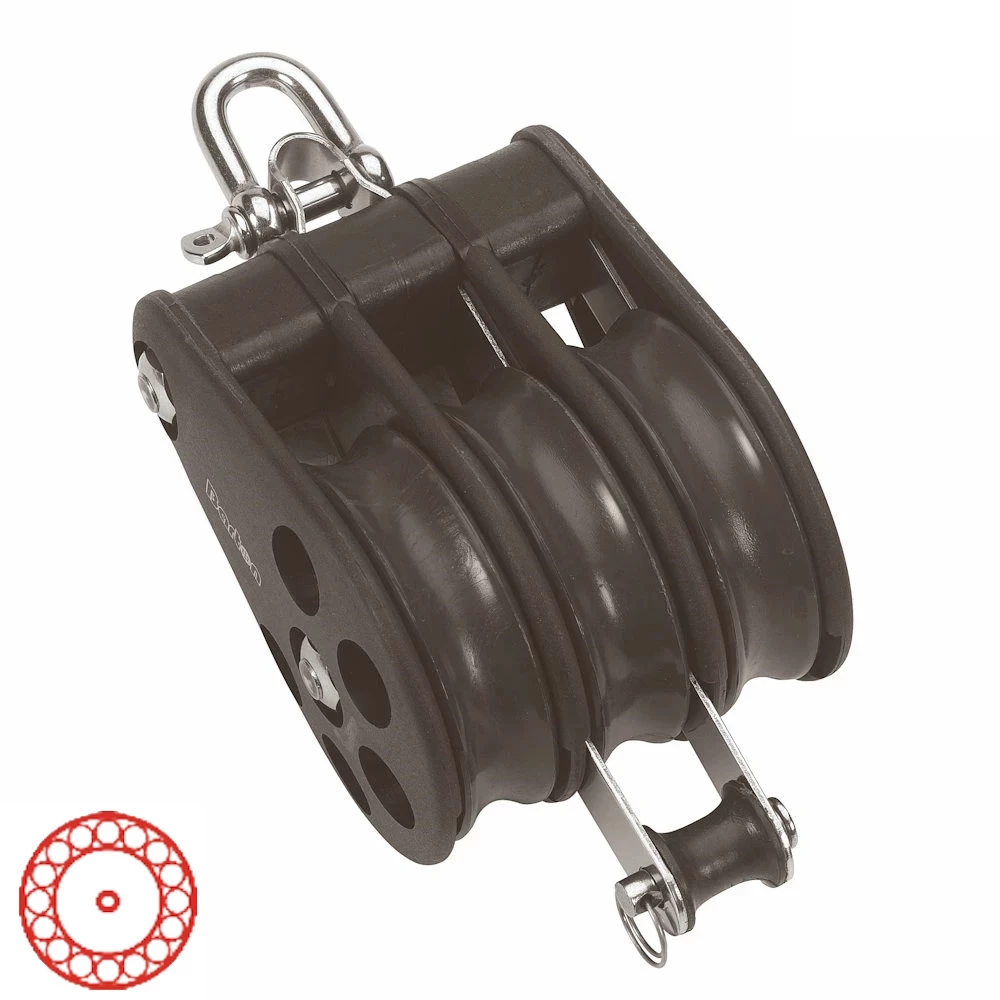 Barton Ball Bearing - Triple - Reverse Shackle & Becket Block