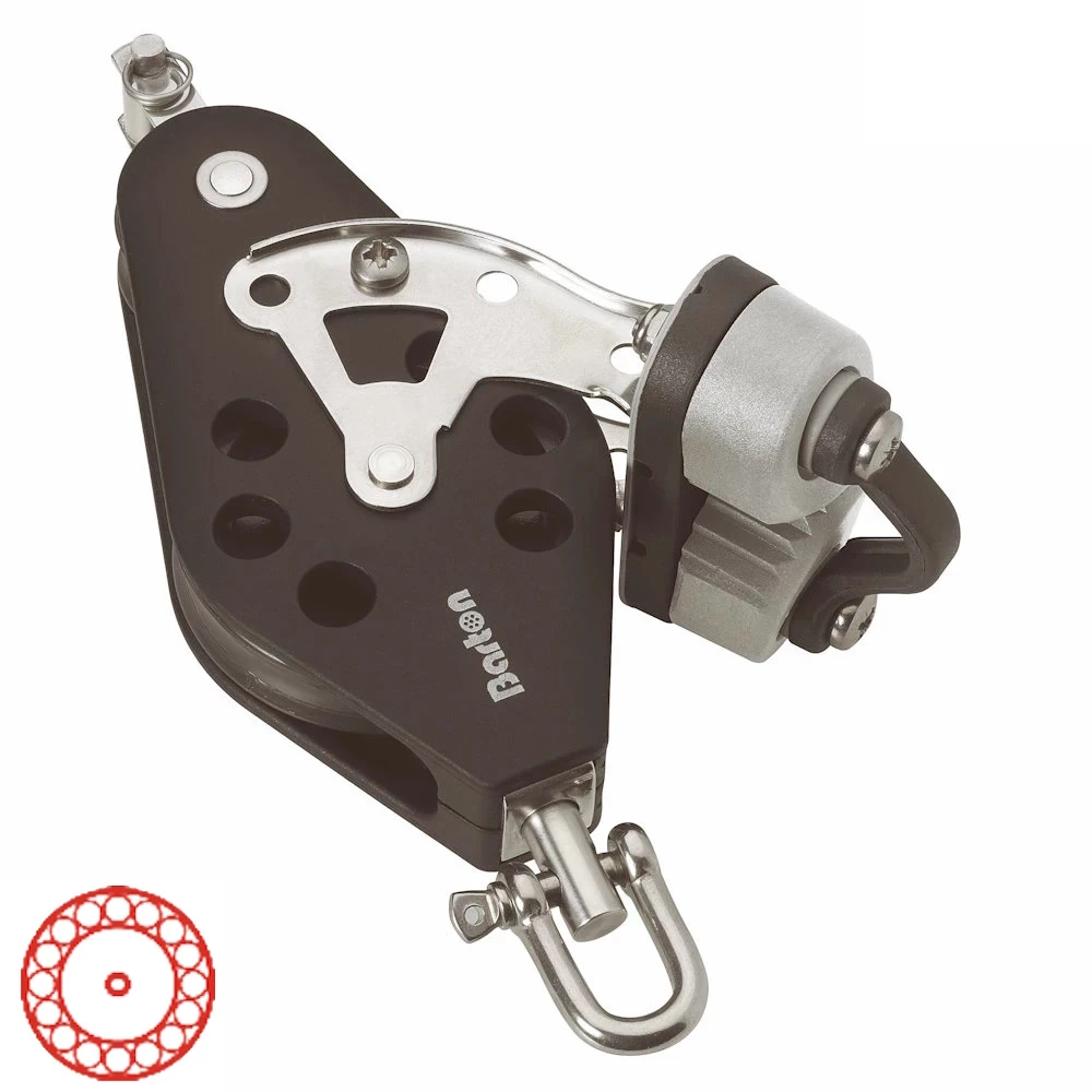Barton Ball Bearing - Fiddle - Swivel & Becket & Plastic Cam Block