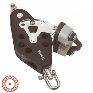 Barton Ball Bearing - Fiddle - Swivel & Becket & Plastic Cam Block