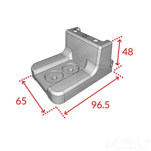 Force 4 Fuel Tank Bracket Set 