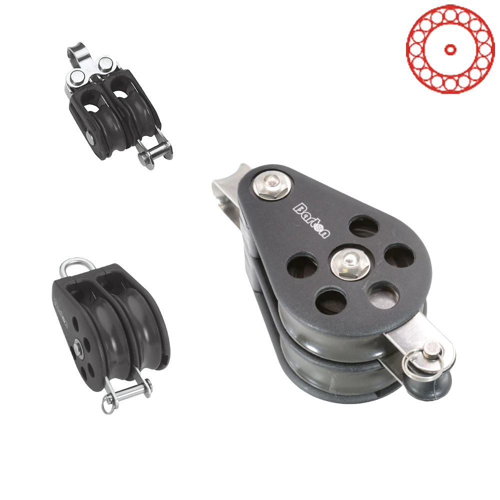 Barton Ball Bearing - Double - Fixed Eye & Becket Block 