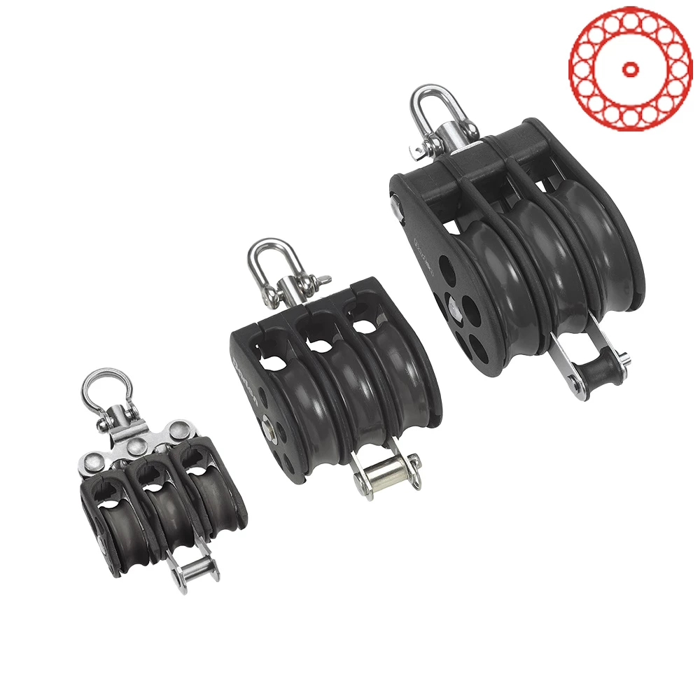Barton Ball Bearing - Triple - Swivel & Becket Block 