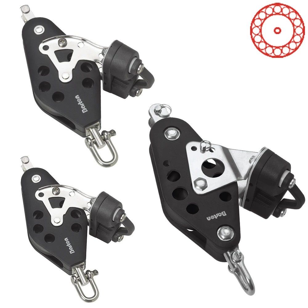 Barton Ball Bearing - Fiddle - Swivel & Becket & Cam Block 