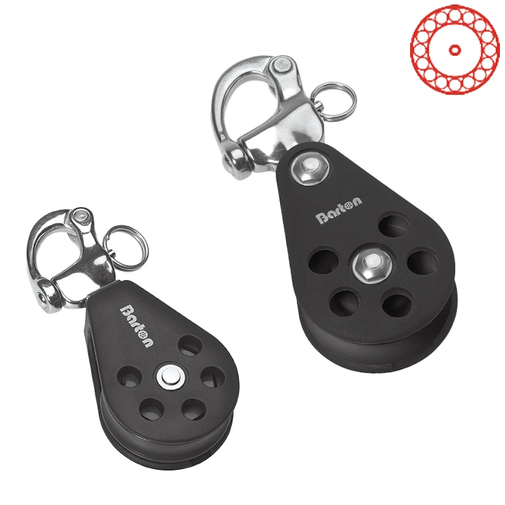 Barton Ball Bearing - Single - Snap Shackle Block 