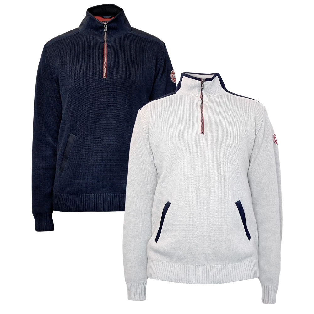  Men's Peter 1/4 Zip Windproof Jumper