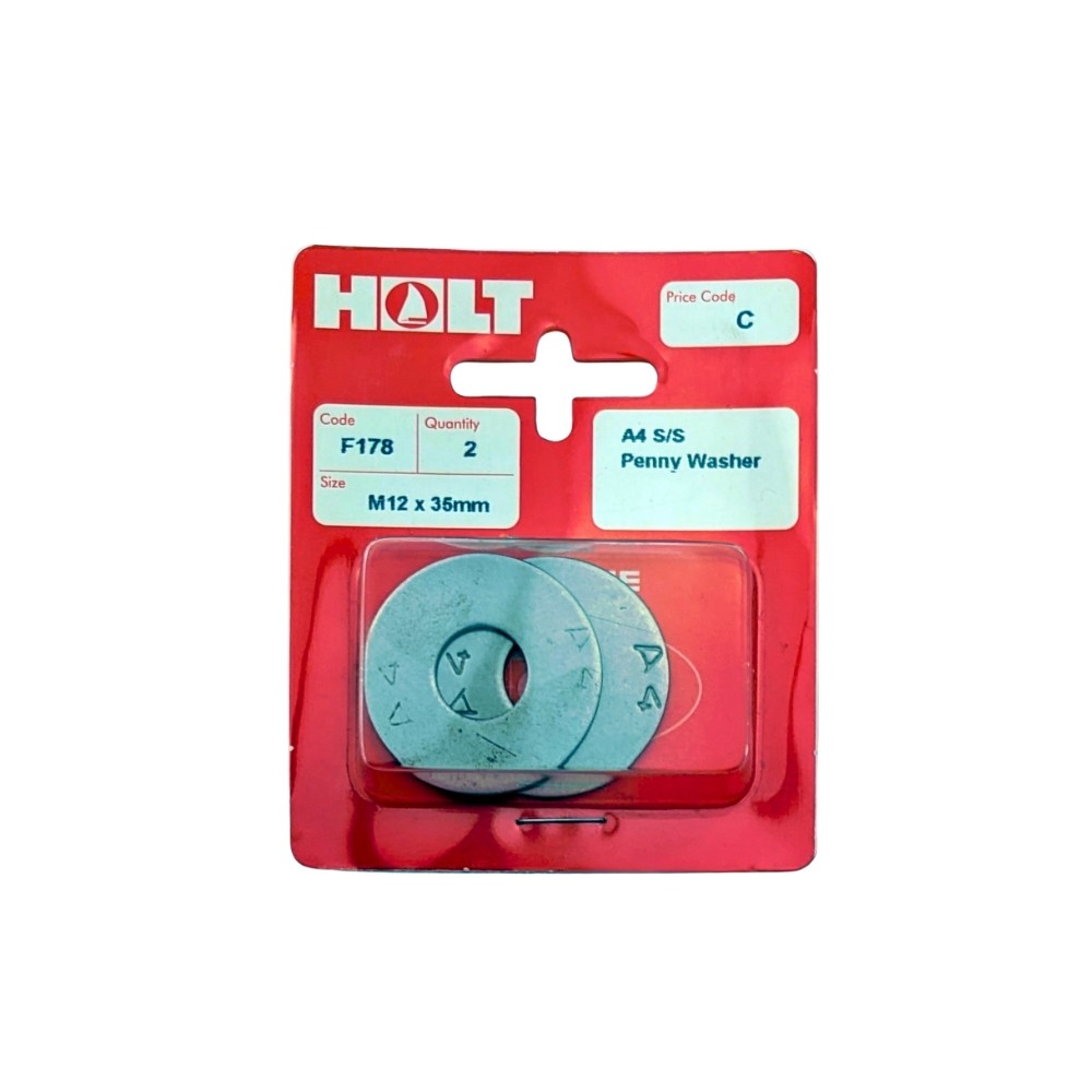 Stainless Steel A4 Penny Washer M12x35