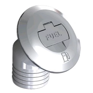 Osculati Chromed Brass 30Deg Angled Deck Filler with Key - 50mm 