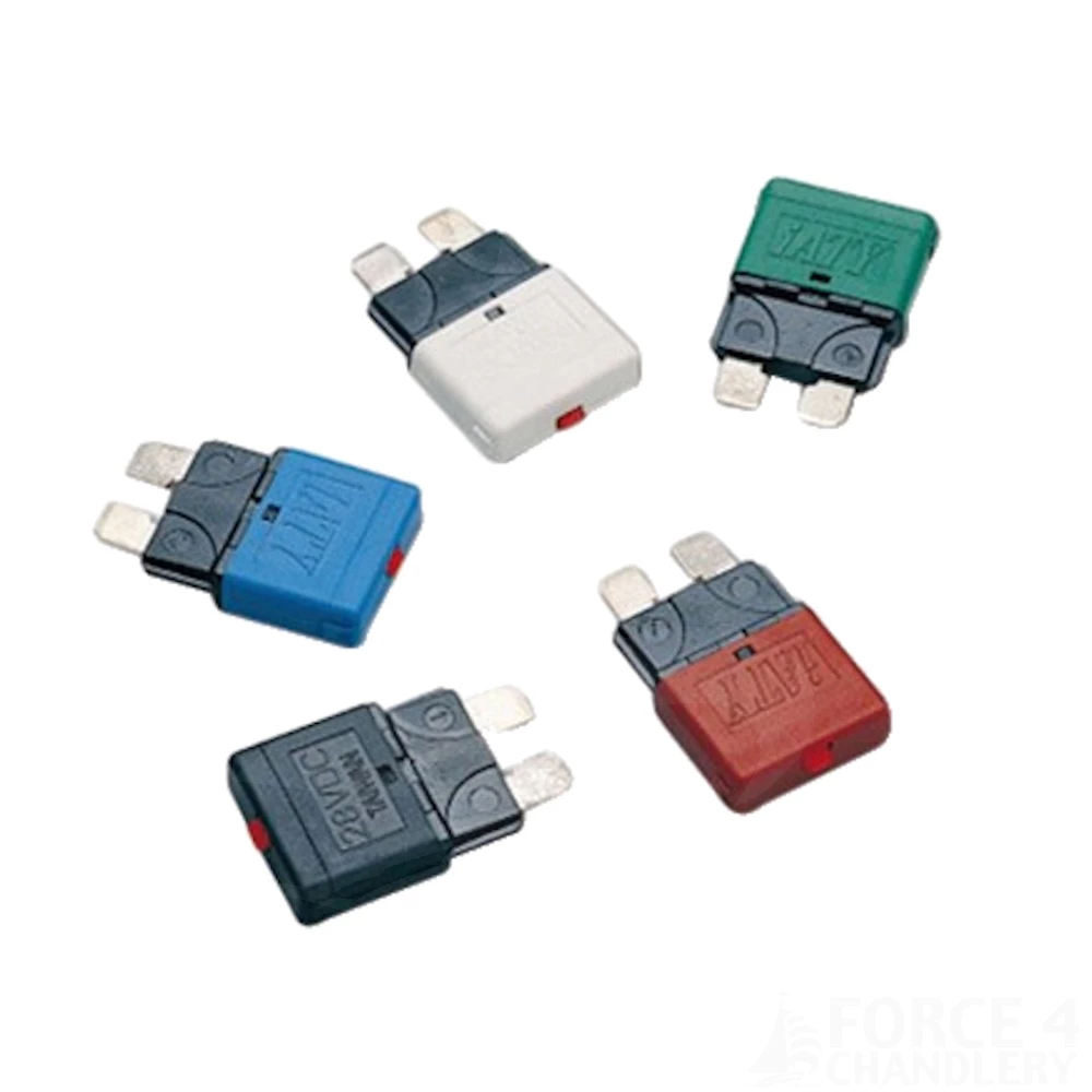 Force 4 Resettable Circuit Breaker Blade Fuses 