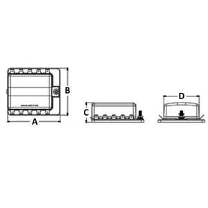 Osculati Fuse Holder Box with Warning Lights 