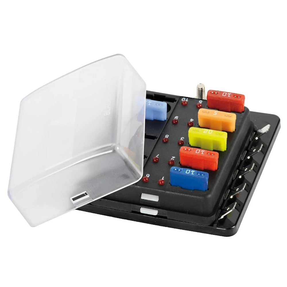Fuse Holder Box with Warning Lights