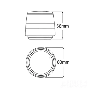 Hella Naviled Compact 360 LED All Round Light White 