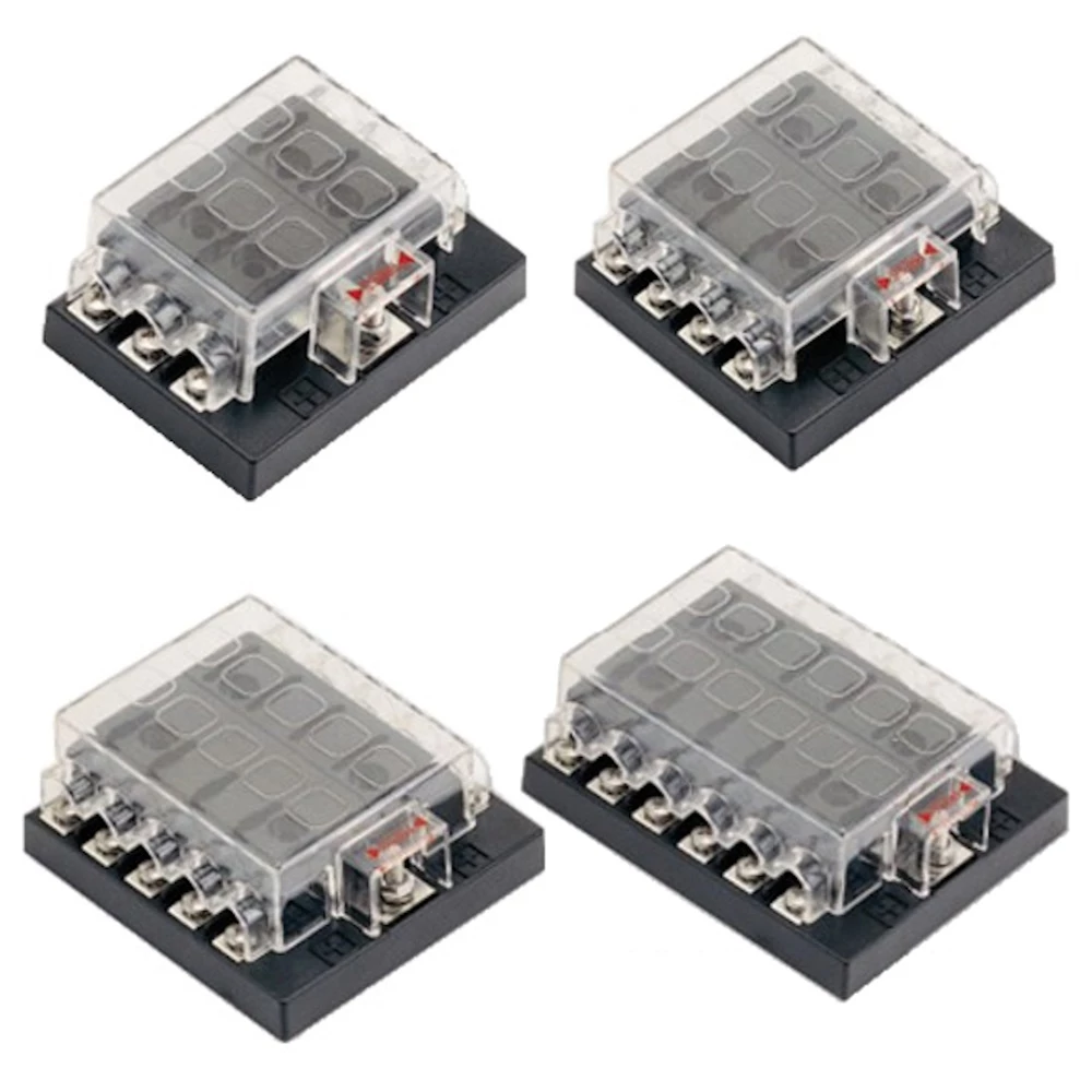 Blade Fuse Holder Box with Common Positive Input