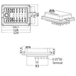 Osculati Waterproof 10 Fuse Holder Box