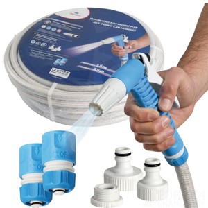 White PVC Hose Washdown Kit 