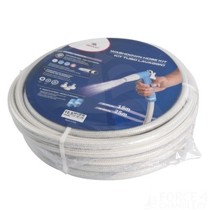 White PVC Hose Washdown Kit 