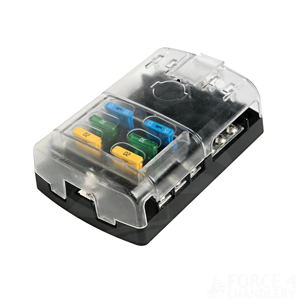 Osculati Fuse Holder with Common Negative 