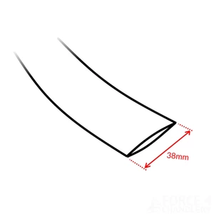 Kingfisher Tubular Webbing 38mm Black 