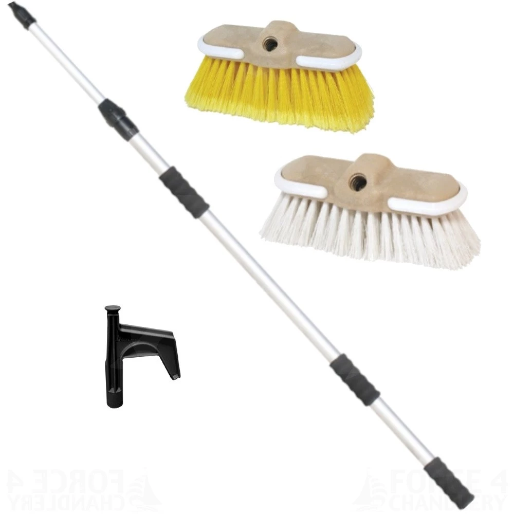 Telescopic Boat Cleaning Set with Boat Hook Attachment