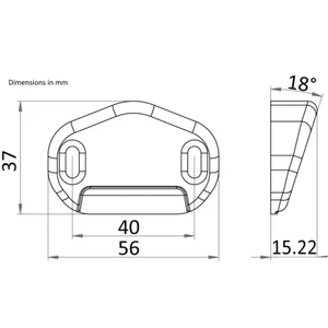 Osculati Magnetic Flush Doorstop 
