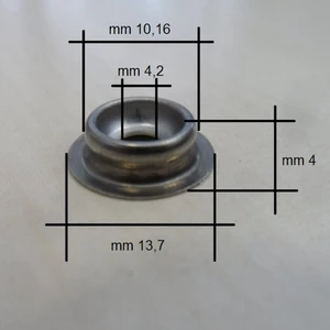Osculati Male Stainless Steel Press Stud Head (Each) 