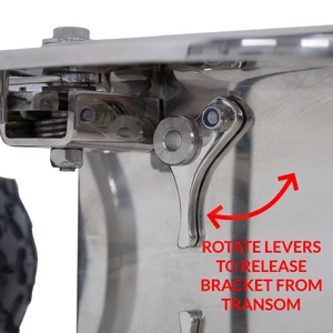 Seago Heavy Duty Dinghy Quick Release Launching Wheels