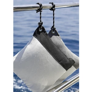 Marine Business Waterproof Cushions - Grey & White - 2 Pack 