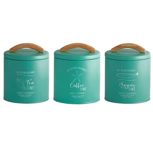 Marine Business Tea, Coffee & Sugar Jars - Set of 3 