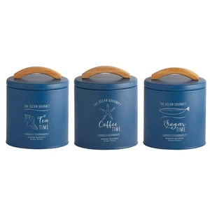 Marine Business Tea, Coffee & Sugar Jars - Set of 3 