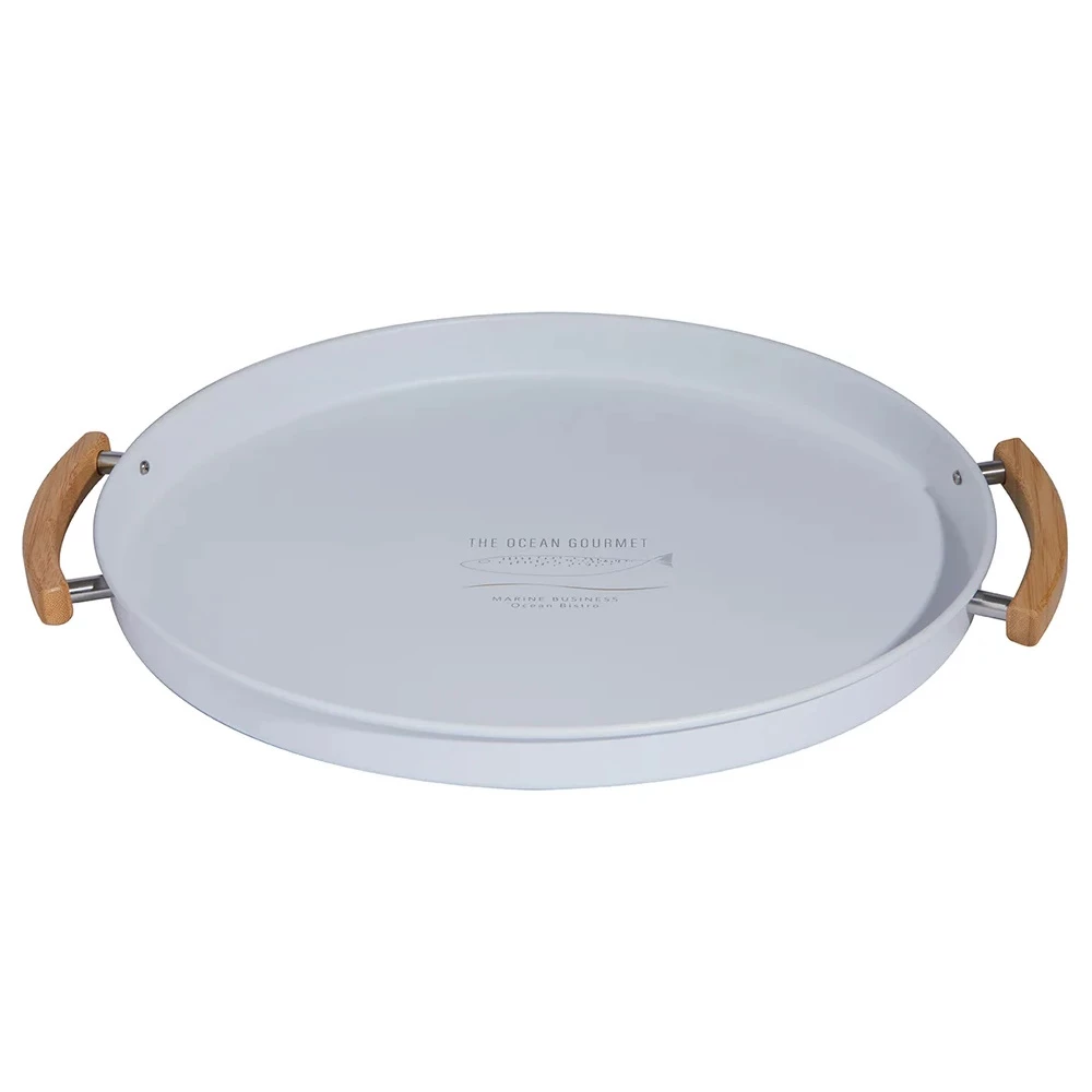 Marine Business Round Metal Tray