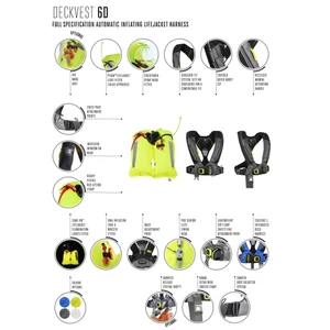 Spinlock Deckvest 6D 170N Life Jacket 