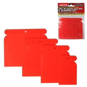 Dekton Plastic Scraper Set - Set of Four