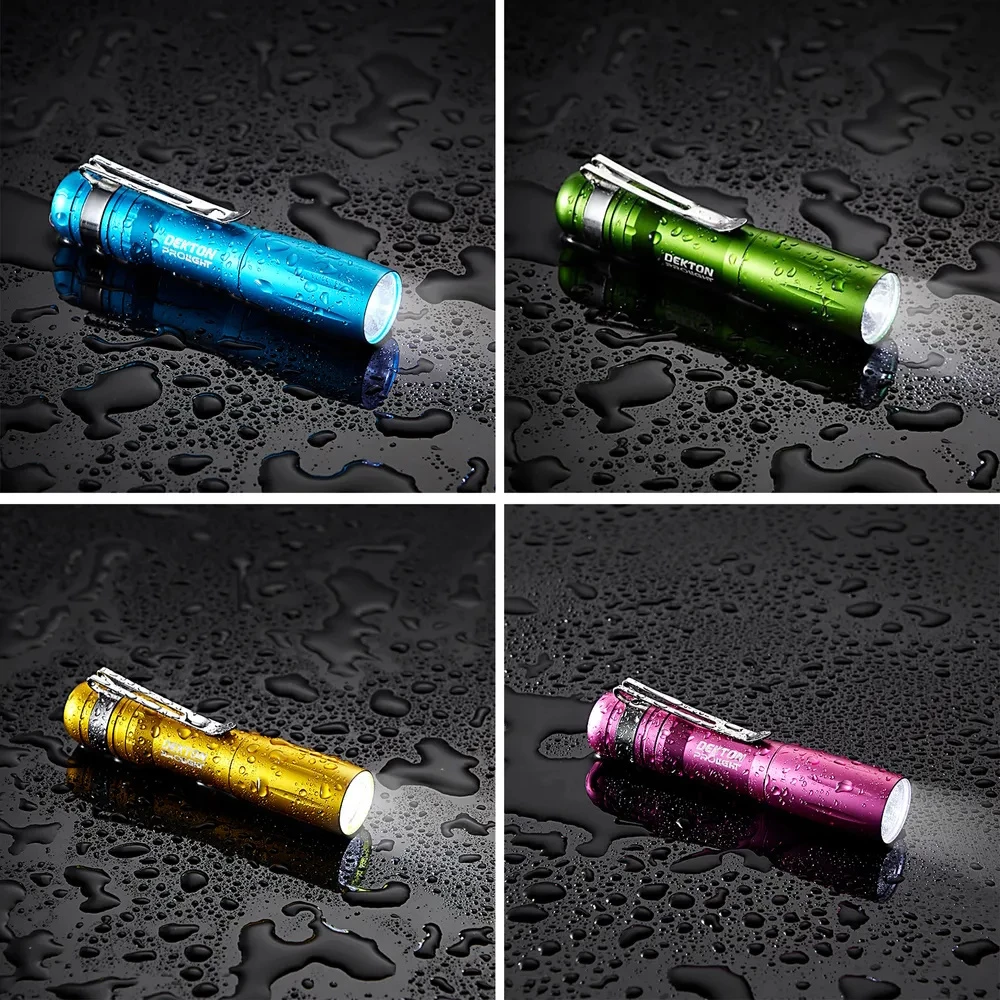Pocket AA Aluminium Torch - Assorted Colours
