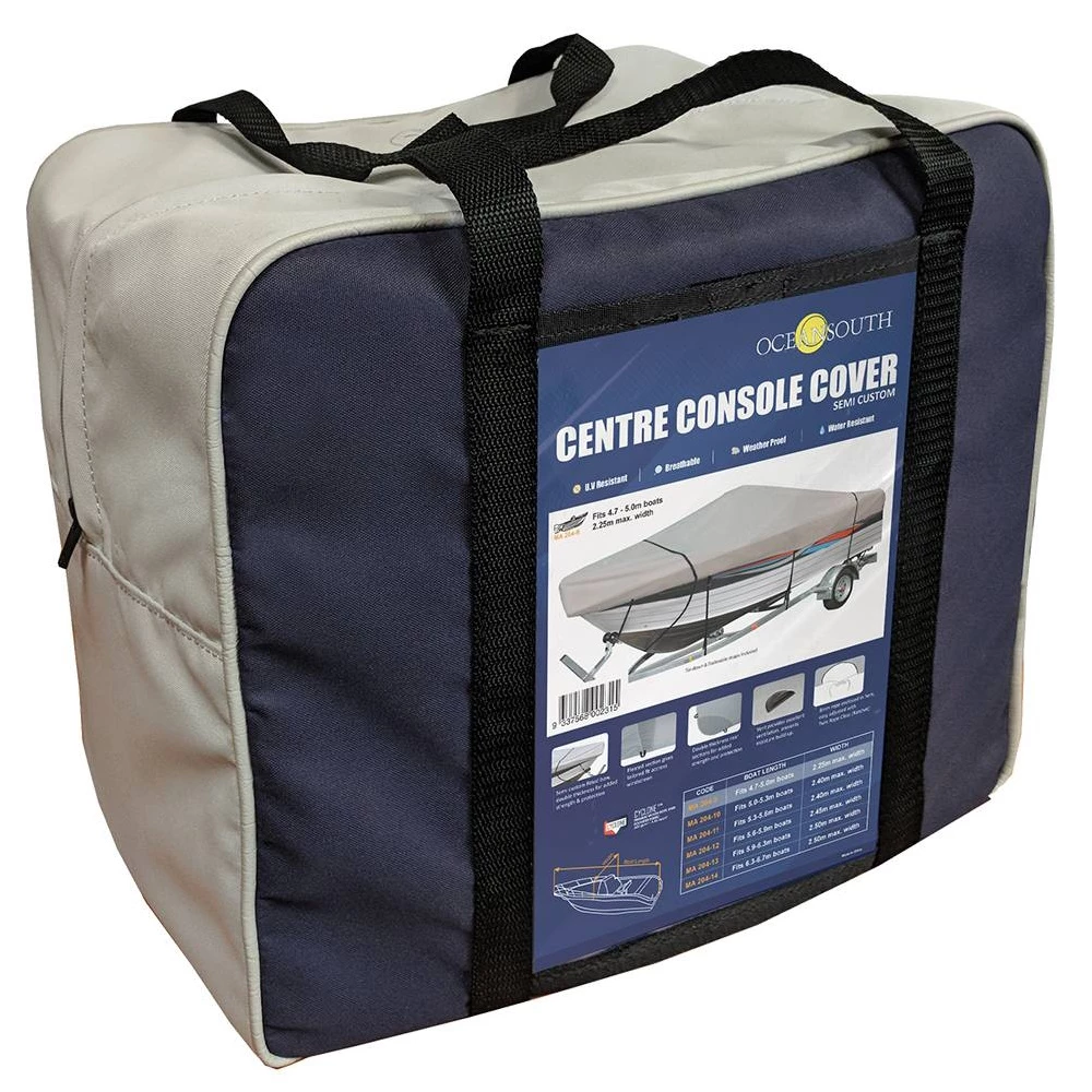 Semi Fitted Centre Console Boat Cover