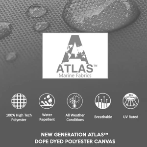 Oceansouth Semi Fitted Centre Console Boat Cover 