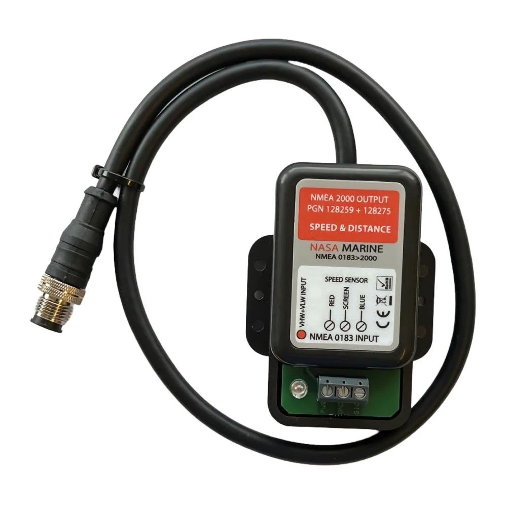 Nasa NMEA 0183 to NMEA 2000 SPEED LOG Compliant converter 