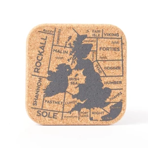 LIGA Cork Coaster - Shipping Forecast - Set of 4 