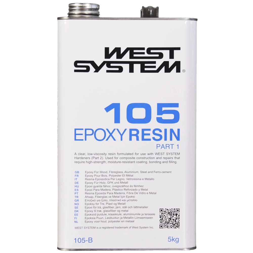 WEST SYSTEM® 105 Epoxy Resin Part 1 5kg 