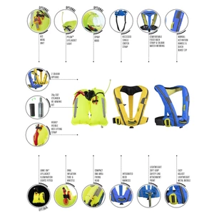 Spinlock Deckvest Cento Junior 100N Life Jacket with Harness