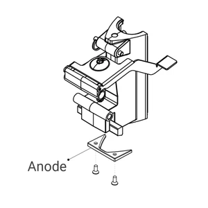 ePropulsion Spirit 1.0 Plus Clamp Base Anode