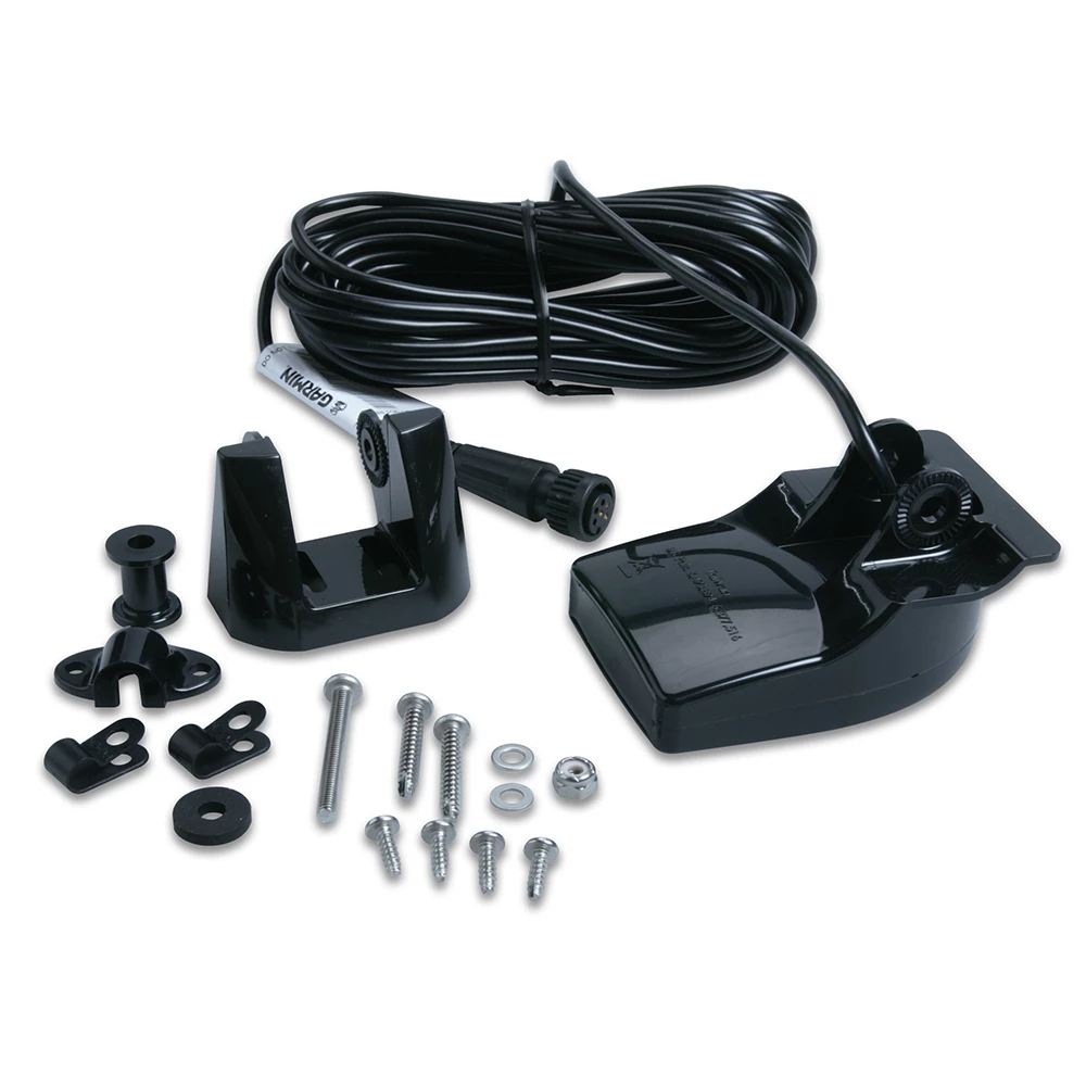 Garmin Transom Mount Transducer 200/50Khz Plastic Depth/Temp 