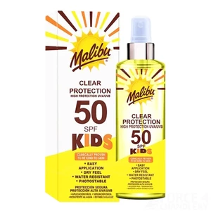 Malibu SPF50 Kids Clear Sun Protect Spray 250ml