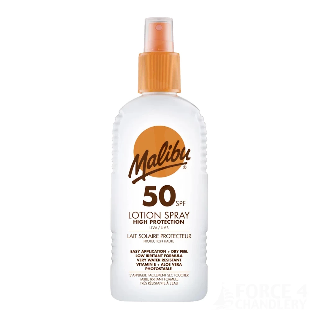 Malibu SPF50 Sun Lotion Spray 200ml 