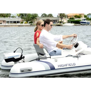 ePropulsion Spirit 1.0 Evo Remote Shortshaft Electric Outboard With Battery and Remote Package 