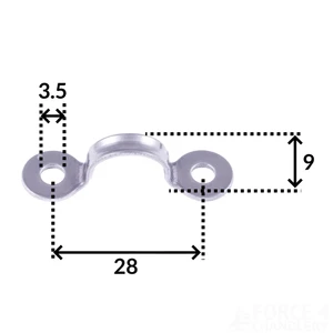 Seasure Deck Eye (2pk) 9mm x 28mm 