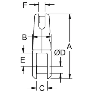 Kong Stainless Steel Anchor Swivel 