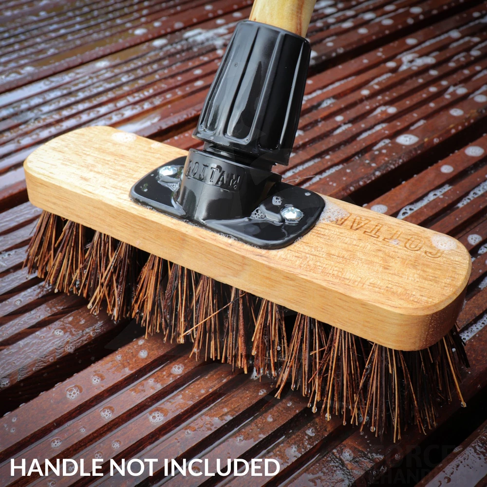 8" Deck Scrub Brush Head