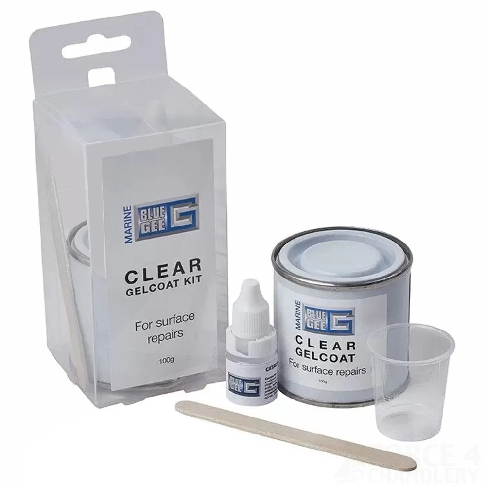 Blue Gee Clear Gelcoat Repair Pack 100g 