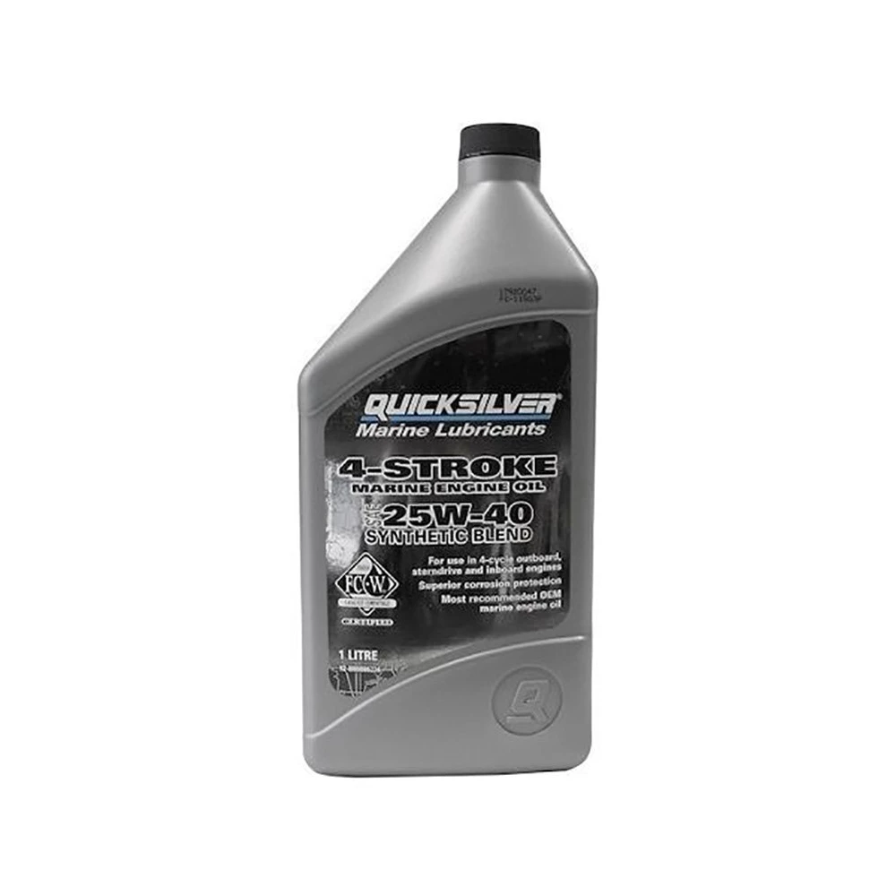 Quicksilver 4-Stroke Marine Synthetic Oil 25W40