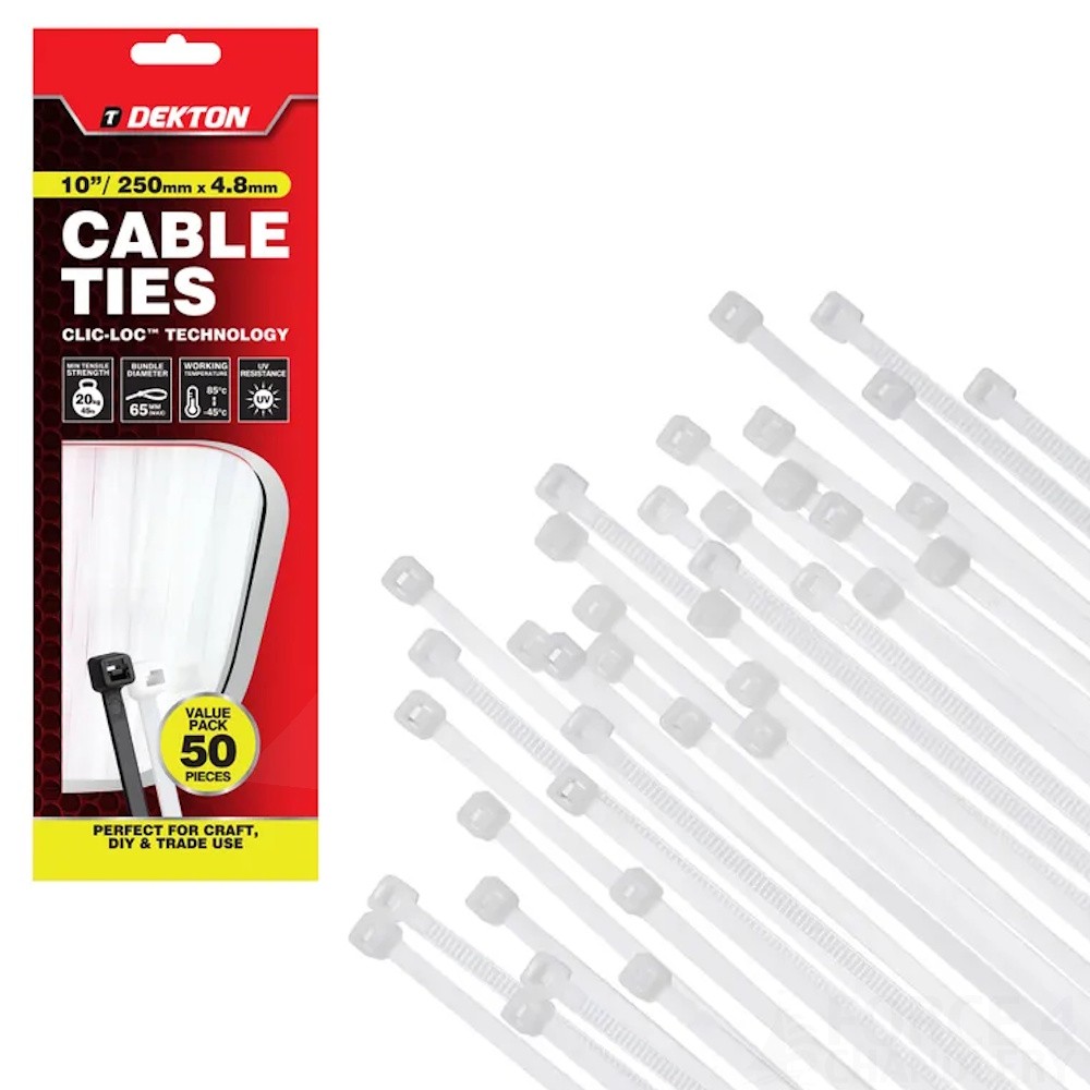 White Cable Ties 