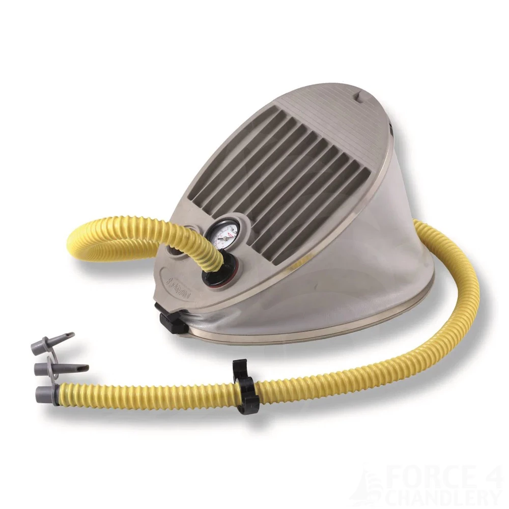 Bravo 8M Foot Pump with Gauge - 6.5Ltr